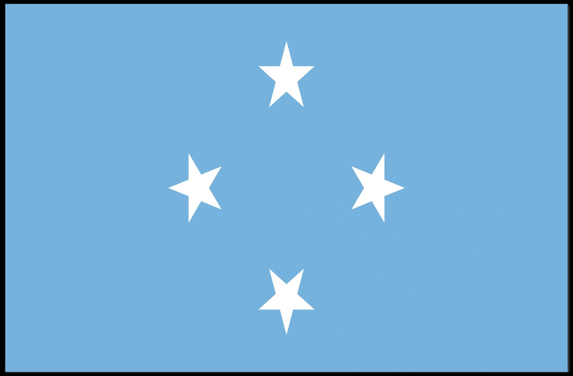 Micronesia, Federated States of Flag Poster