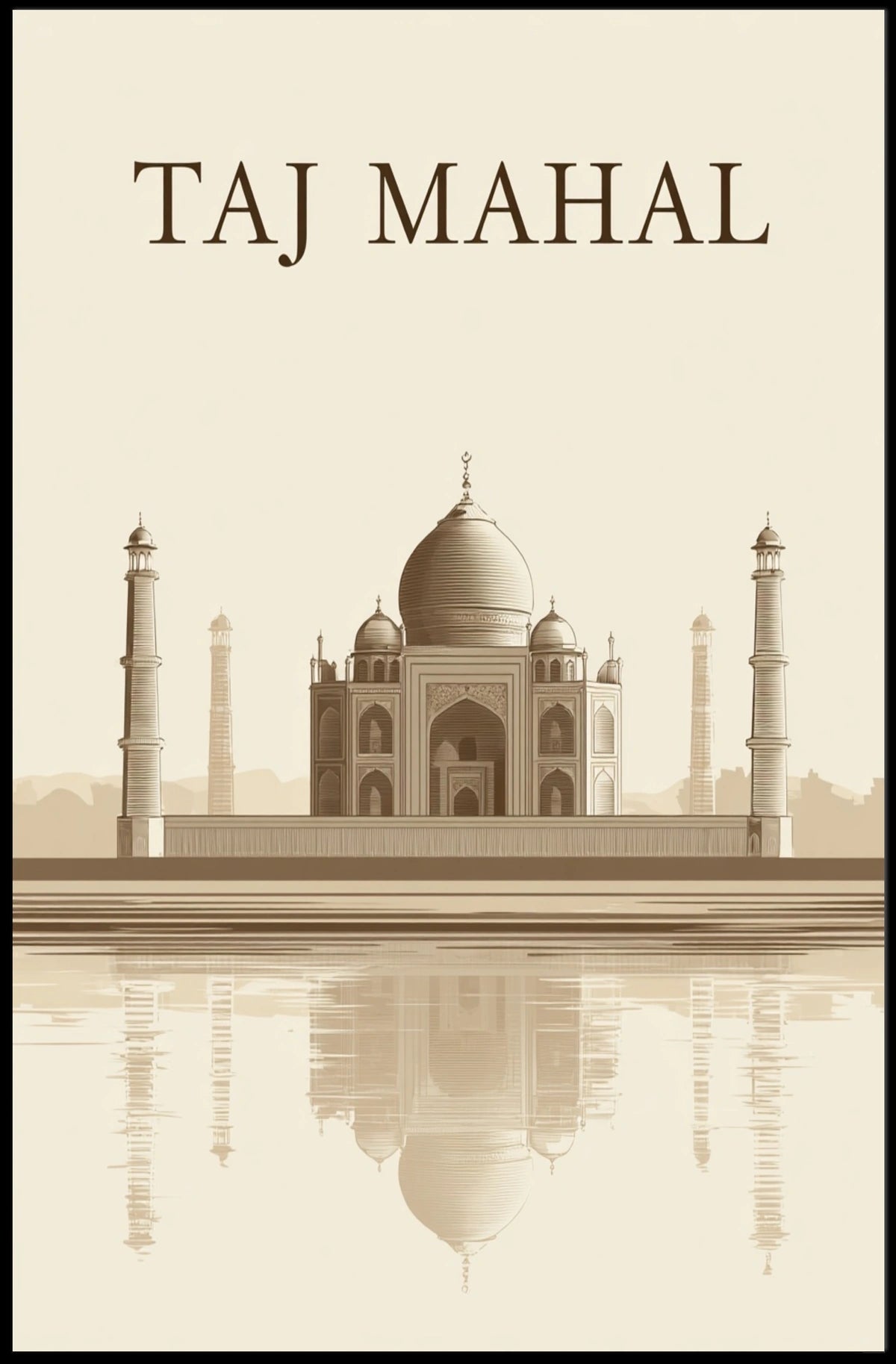 Taj Mahal Poster