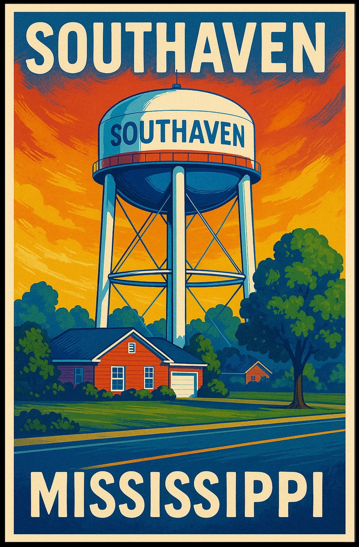 Southaven, Mississippi Poster