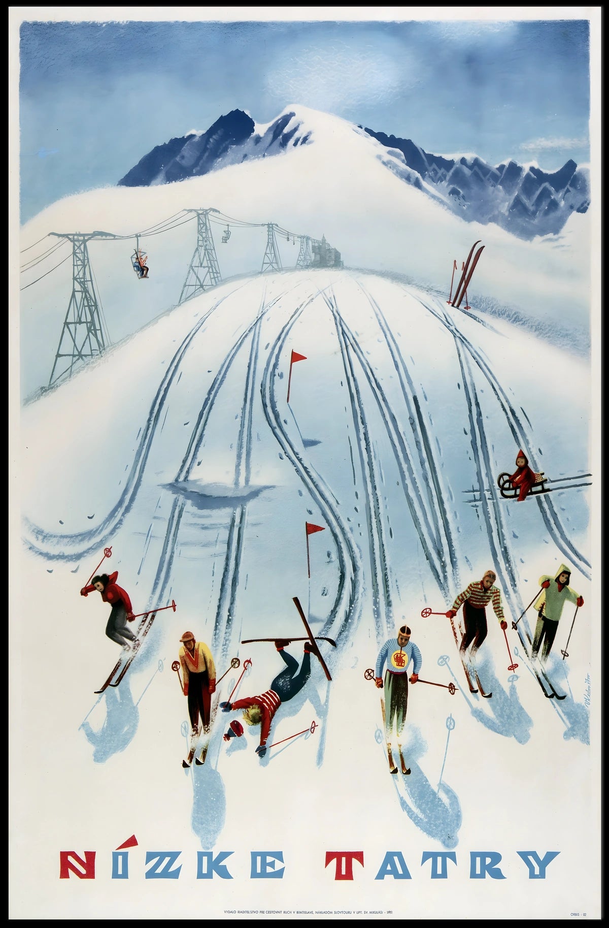 Nízke Tatry Ski Adventure Poster