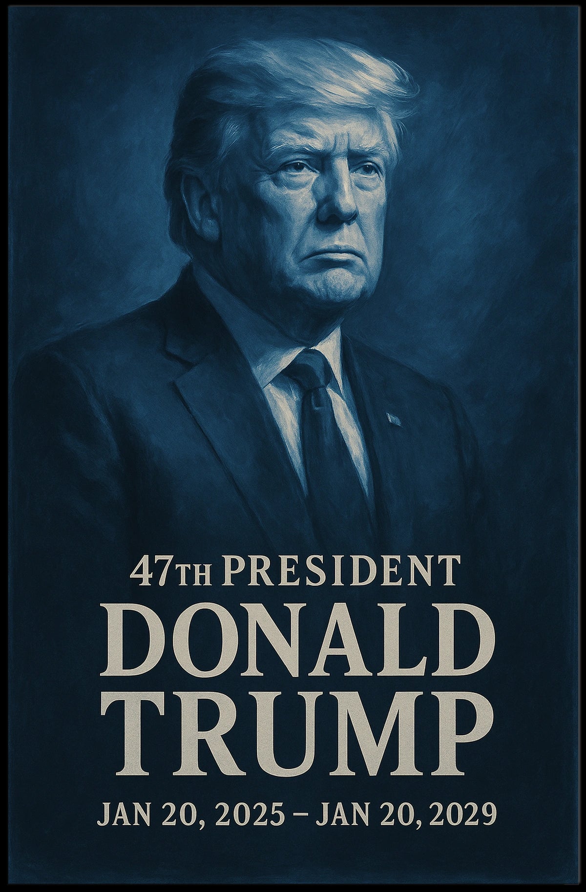 Donald Trump 47th President Poster