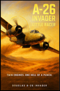 Douglas A-26 Invader Little Racer Poster PosterGoat