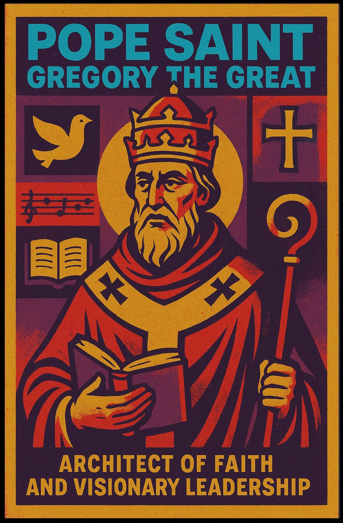 Pope Saint Gregory The Great Poster