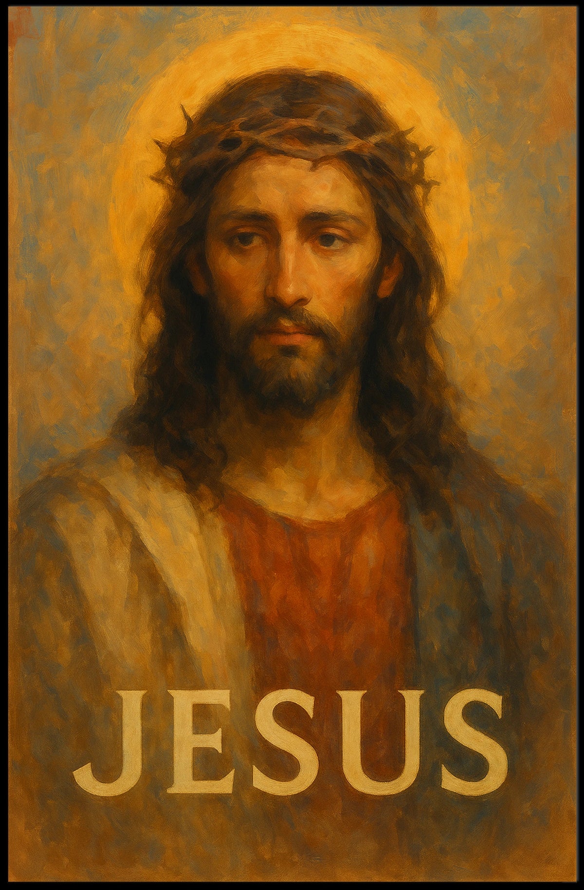 Jesus Christ Portrait Poster