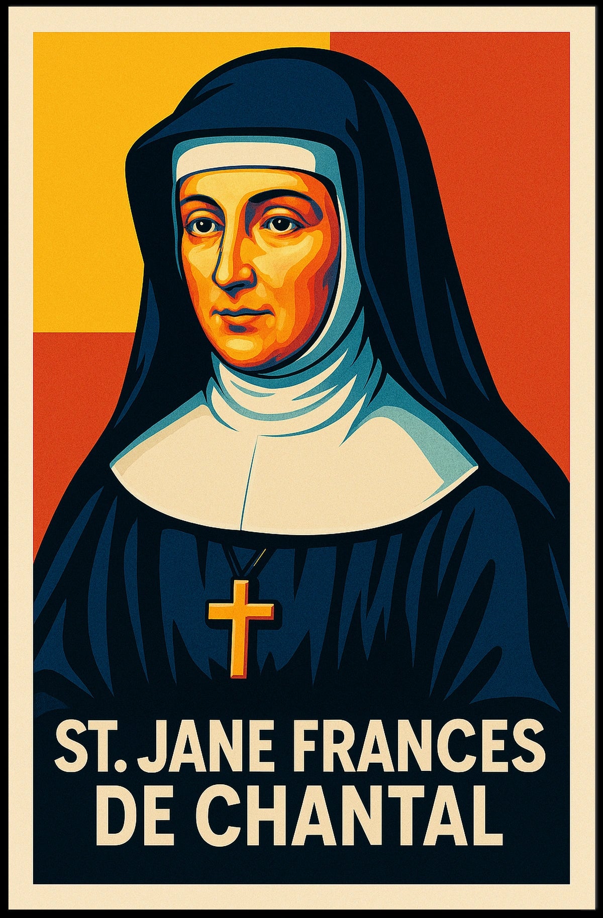 St. Jane Frances de Chantal Poster