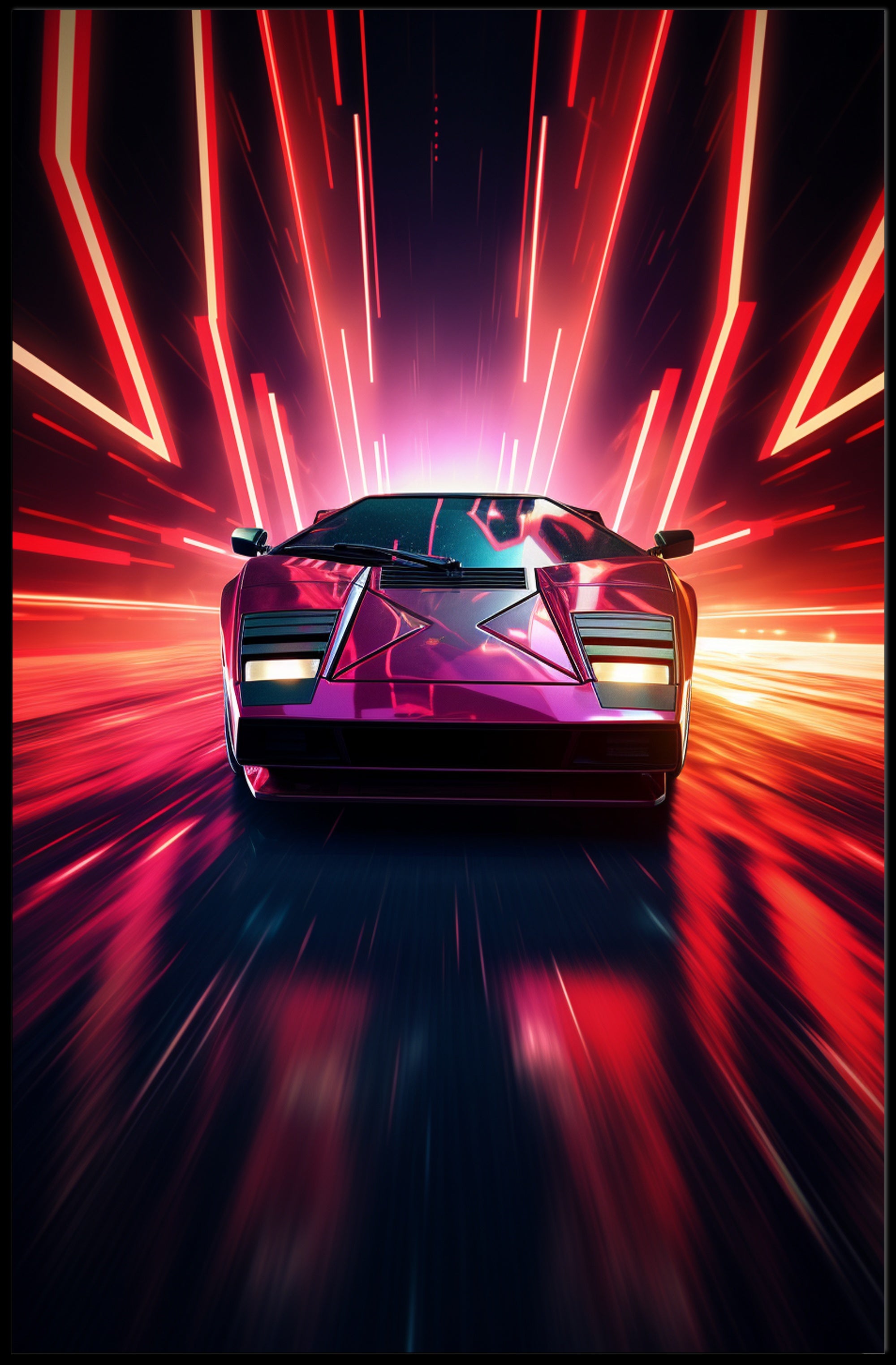Neon Speed Poster PosterGoat