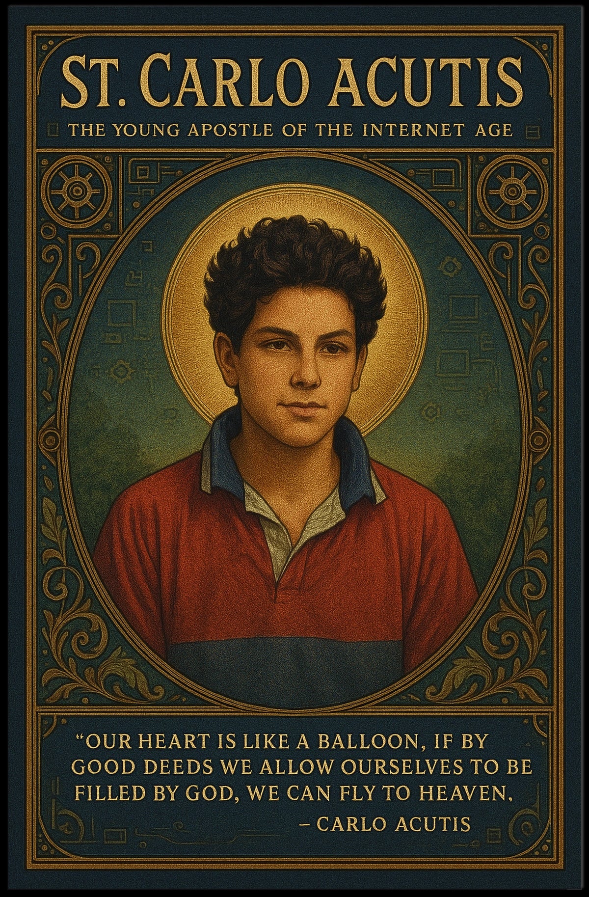 St. Carlo Acutis The Young Apostle Of Poster