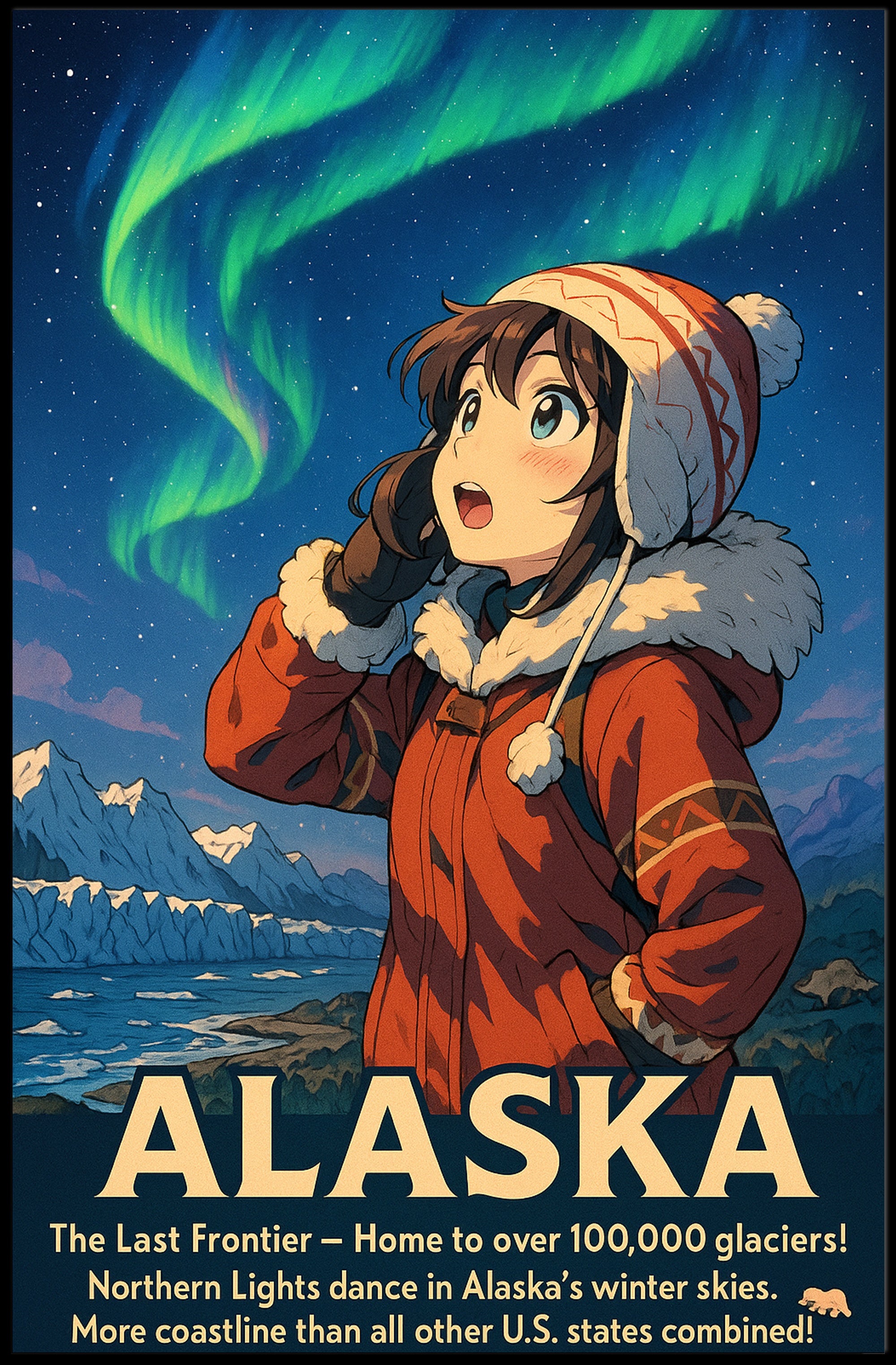 Alaska The Last Frontier Poster