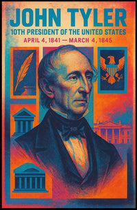 John Tyler 10th President Poster
