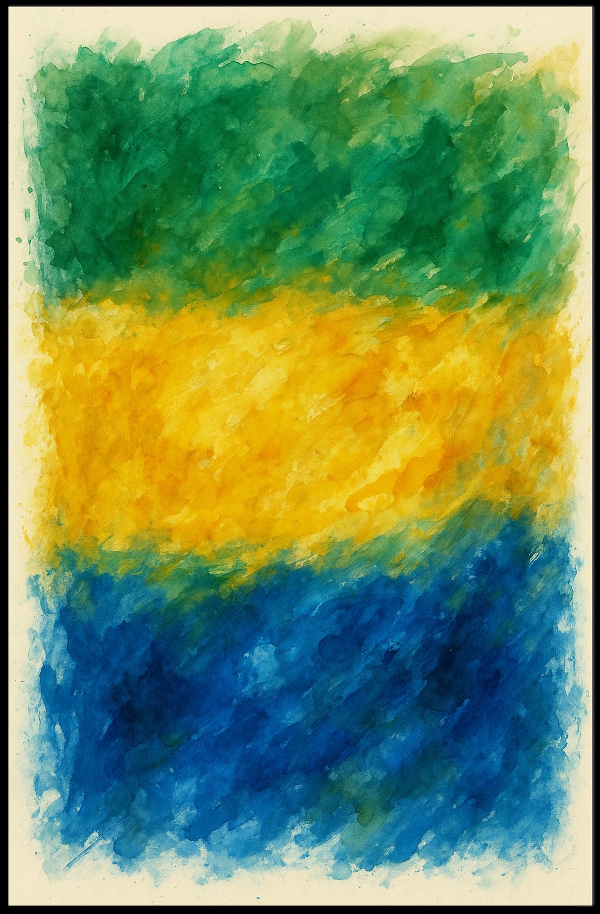 Abstract Color Harmony Abstract Poster