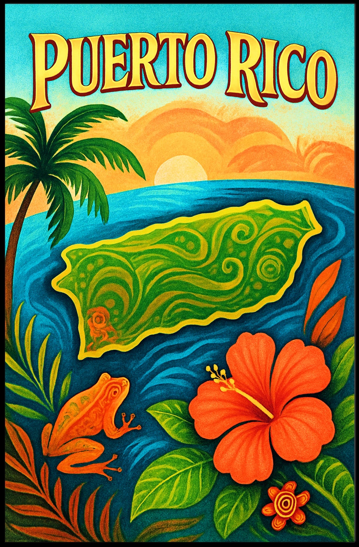 Puerto Rico Paradise Poster