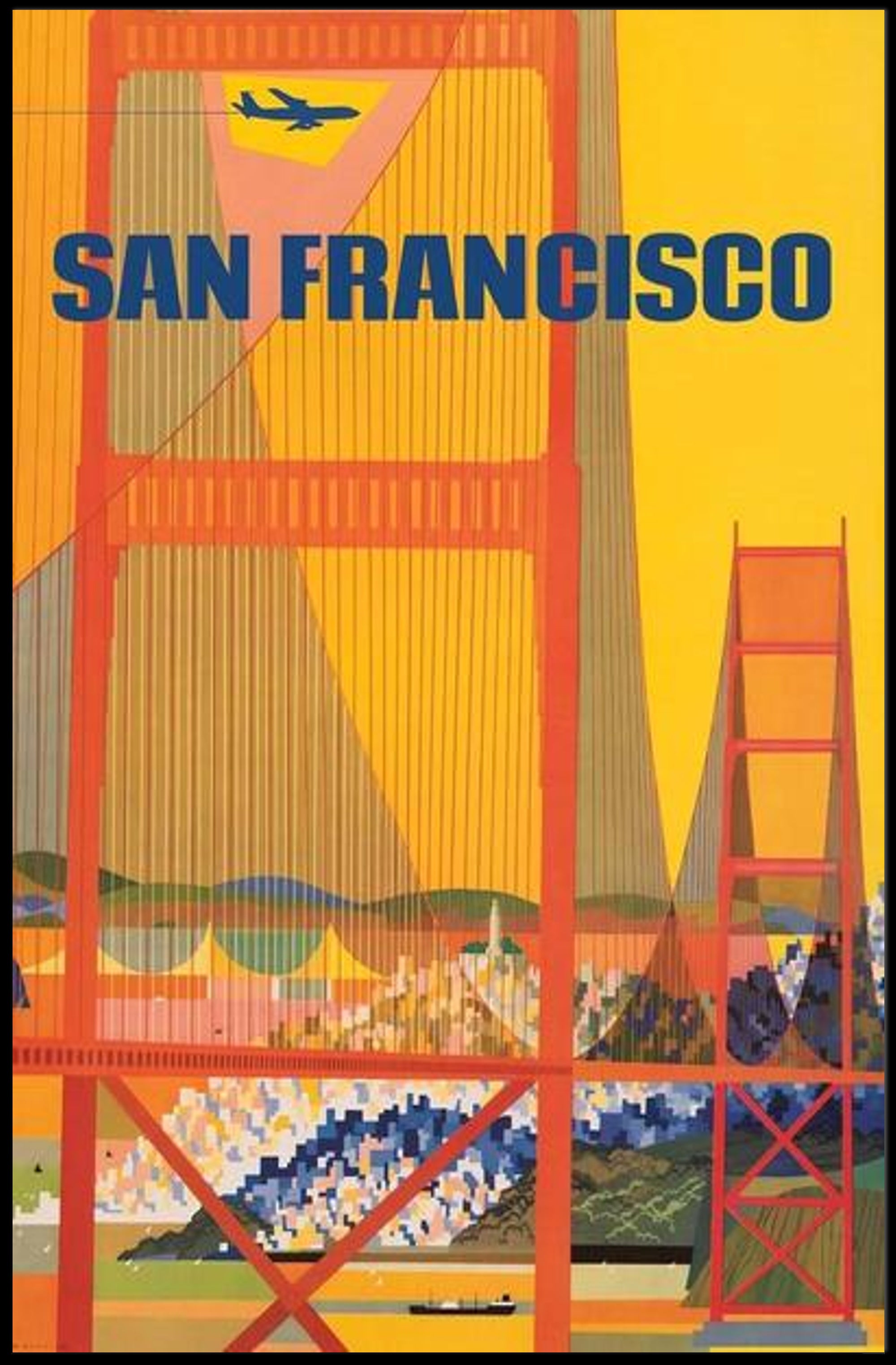 San Francisco Travel Poster
