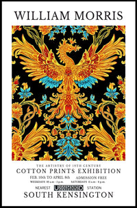William Morris Cotton Prints Exhibition Poster