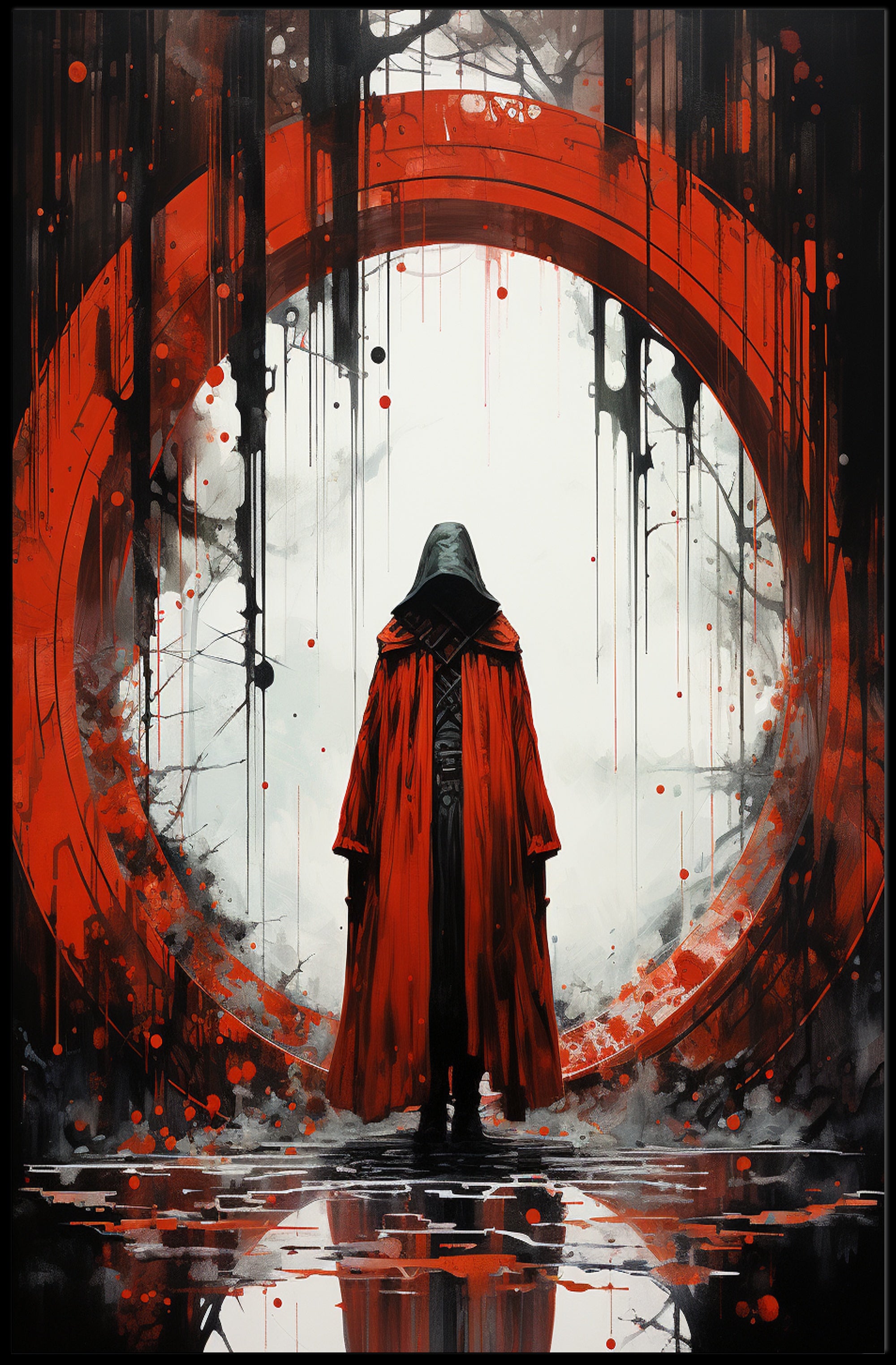 The Enigmatic Figure Poster