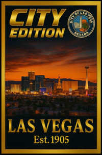 Las Vegas City Edition Poster
