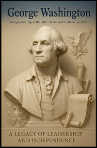 George Washington 1st President Poster PosterGoat