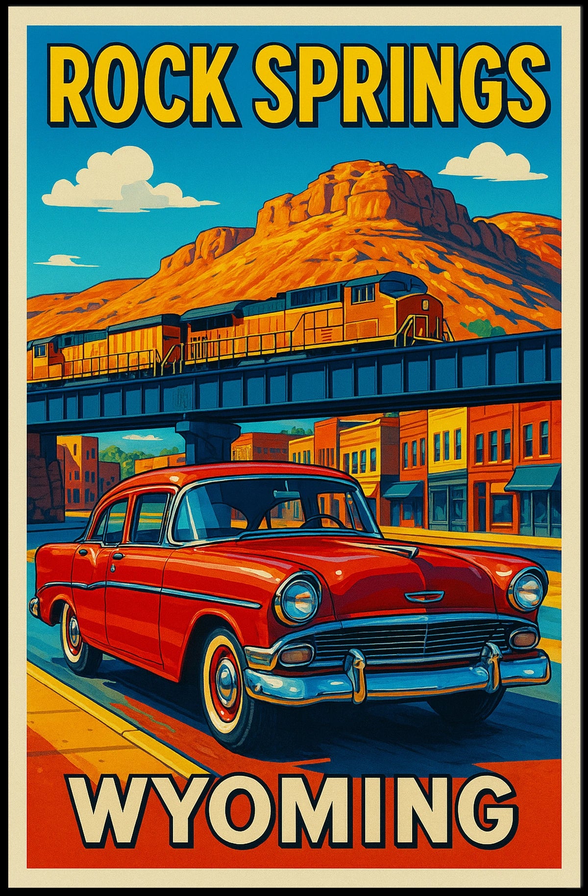 Rock Springs, Wyoming Poster
