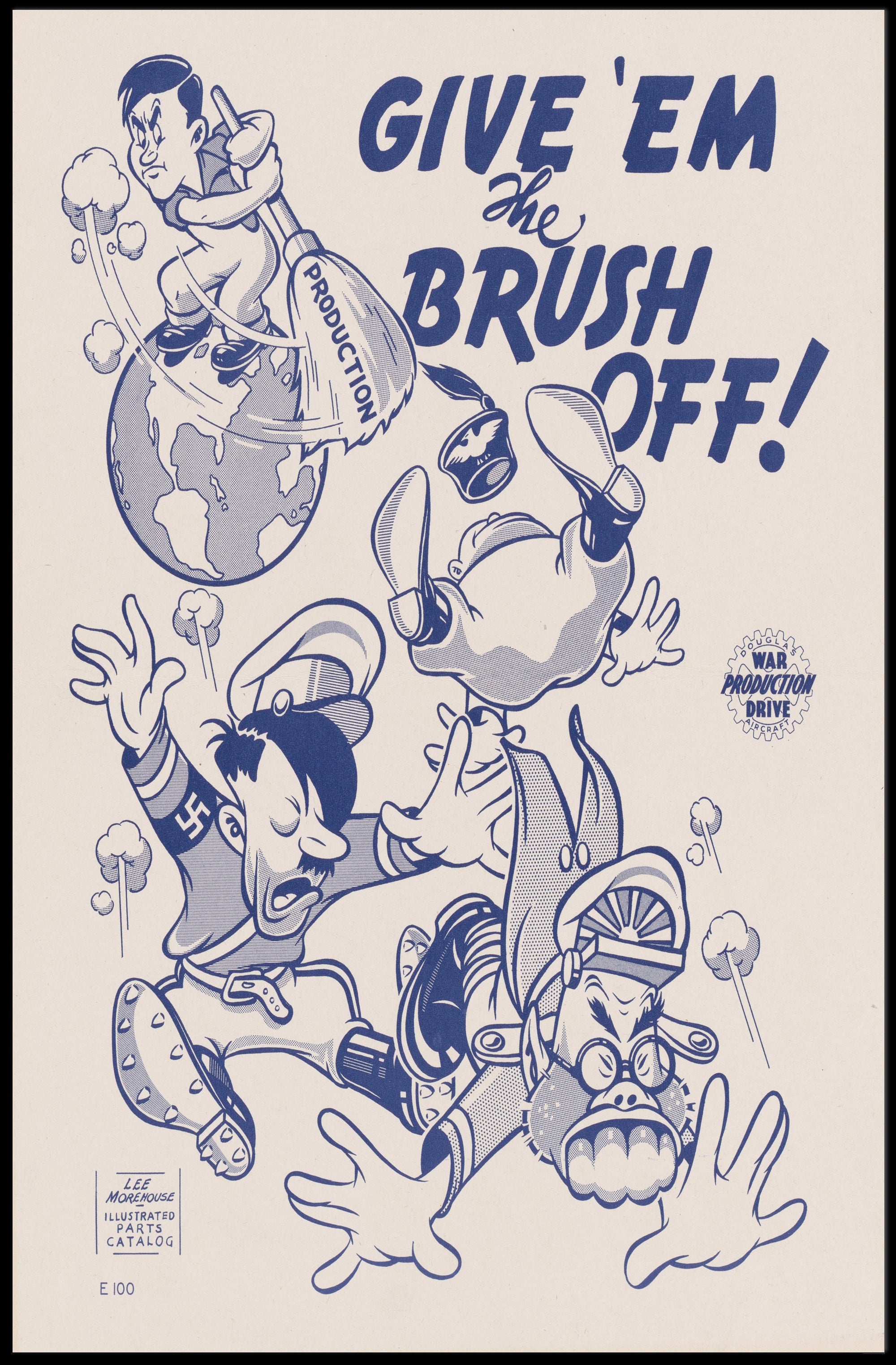 Give 'Em the Brush Off! Poster PosterGoat