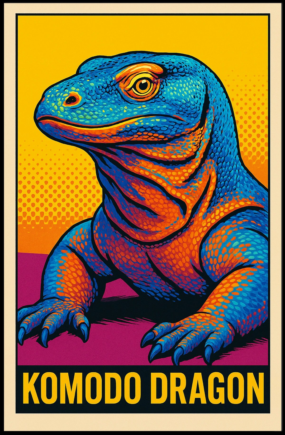 Komodo Dragon Poster