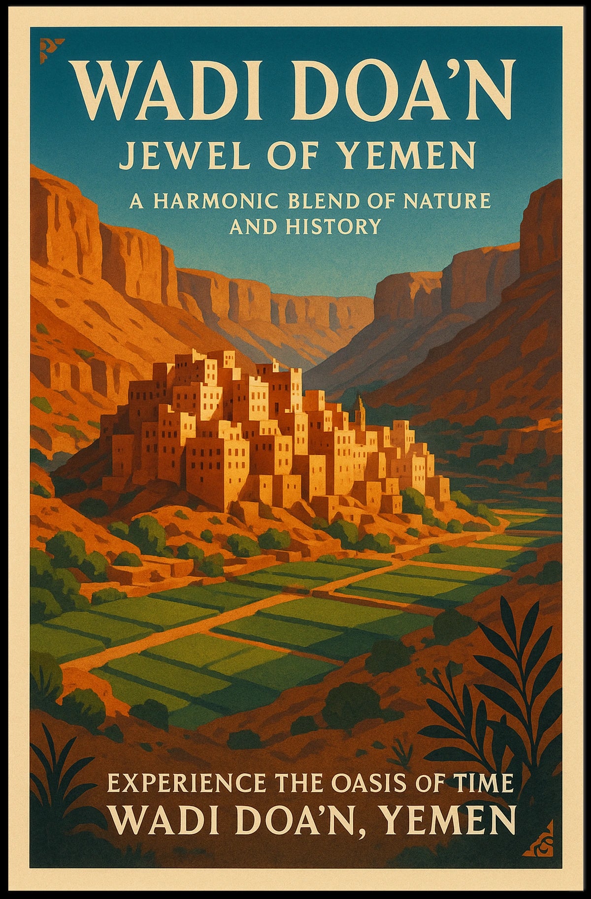 Wadi DoaN Jewel Of Yemen Poster
