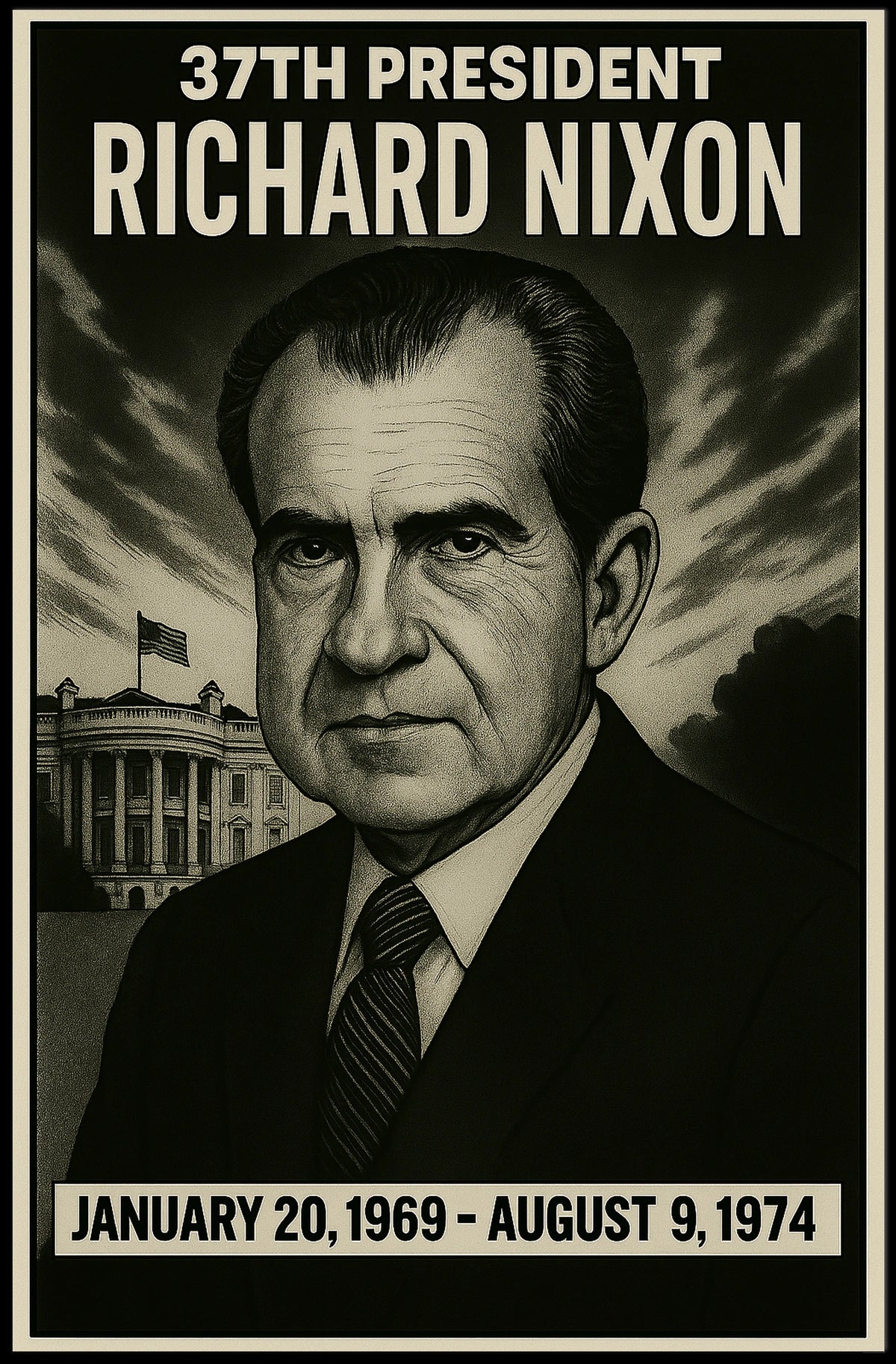 Richard Nixon 37Th President Poster