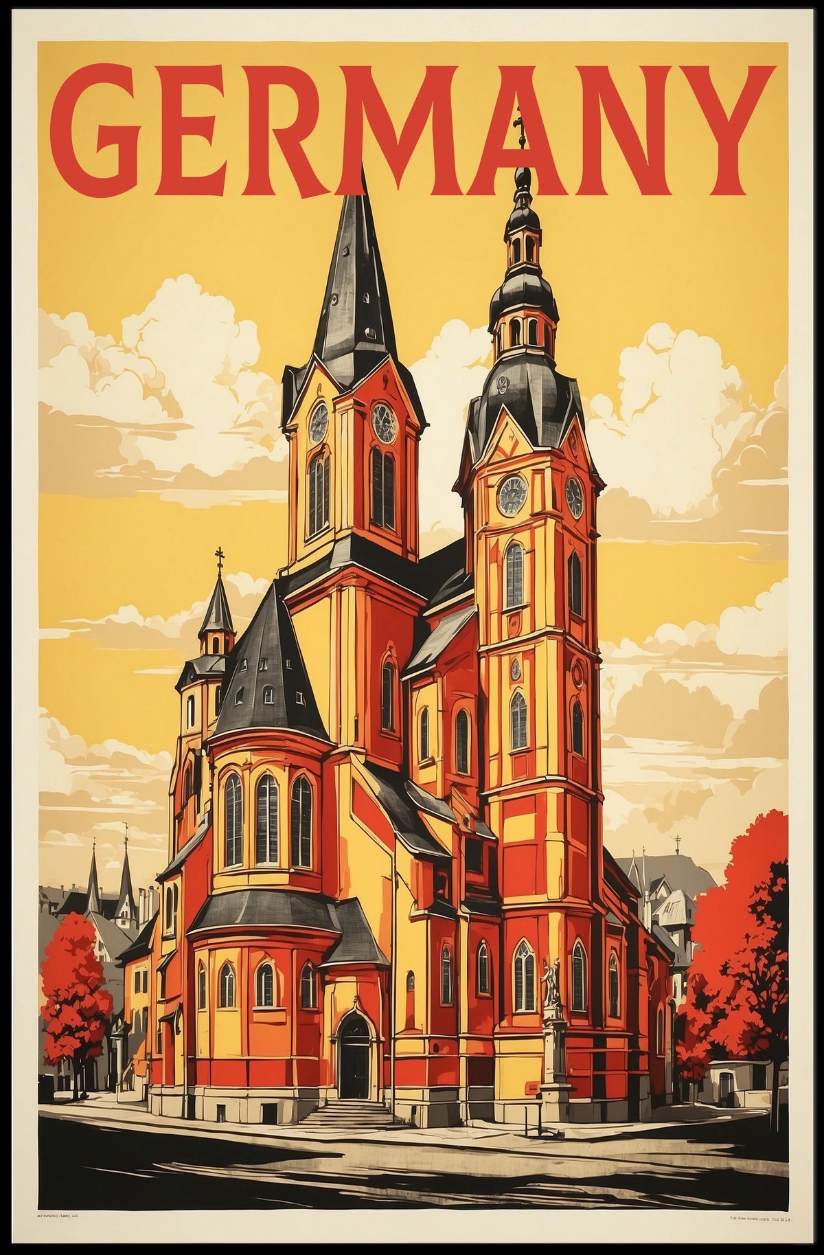 Architectural Beauty of Germany Poster