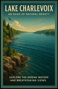 Lake Charlevoix An Oasis Of Natural Poster