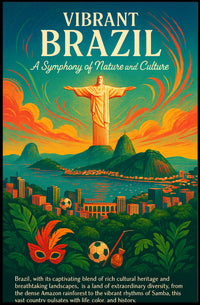 Vibrant Brazil A Symphony Of Nature And Poster