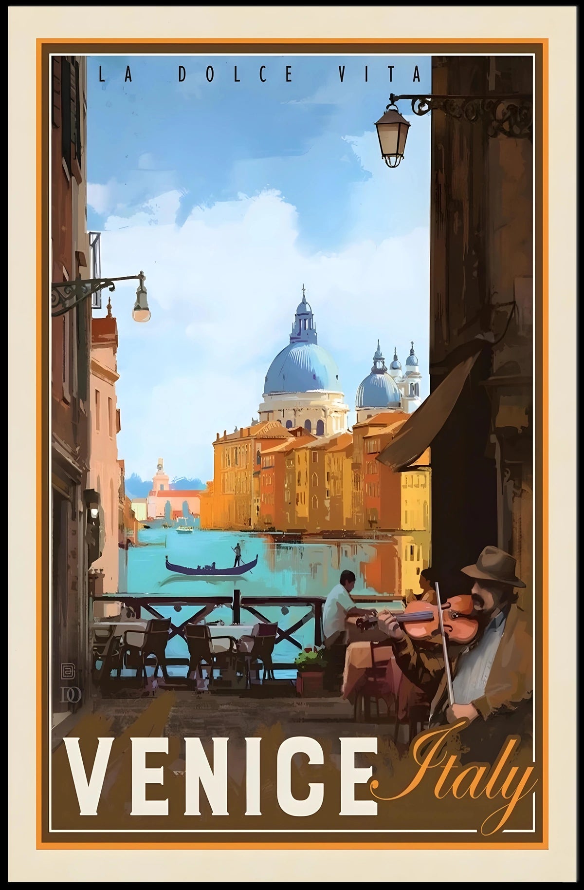 Venice, Italy La Dolce Vita Poster