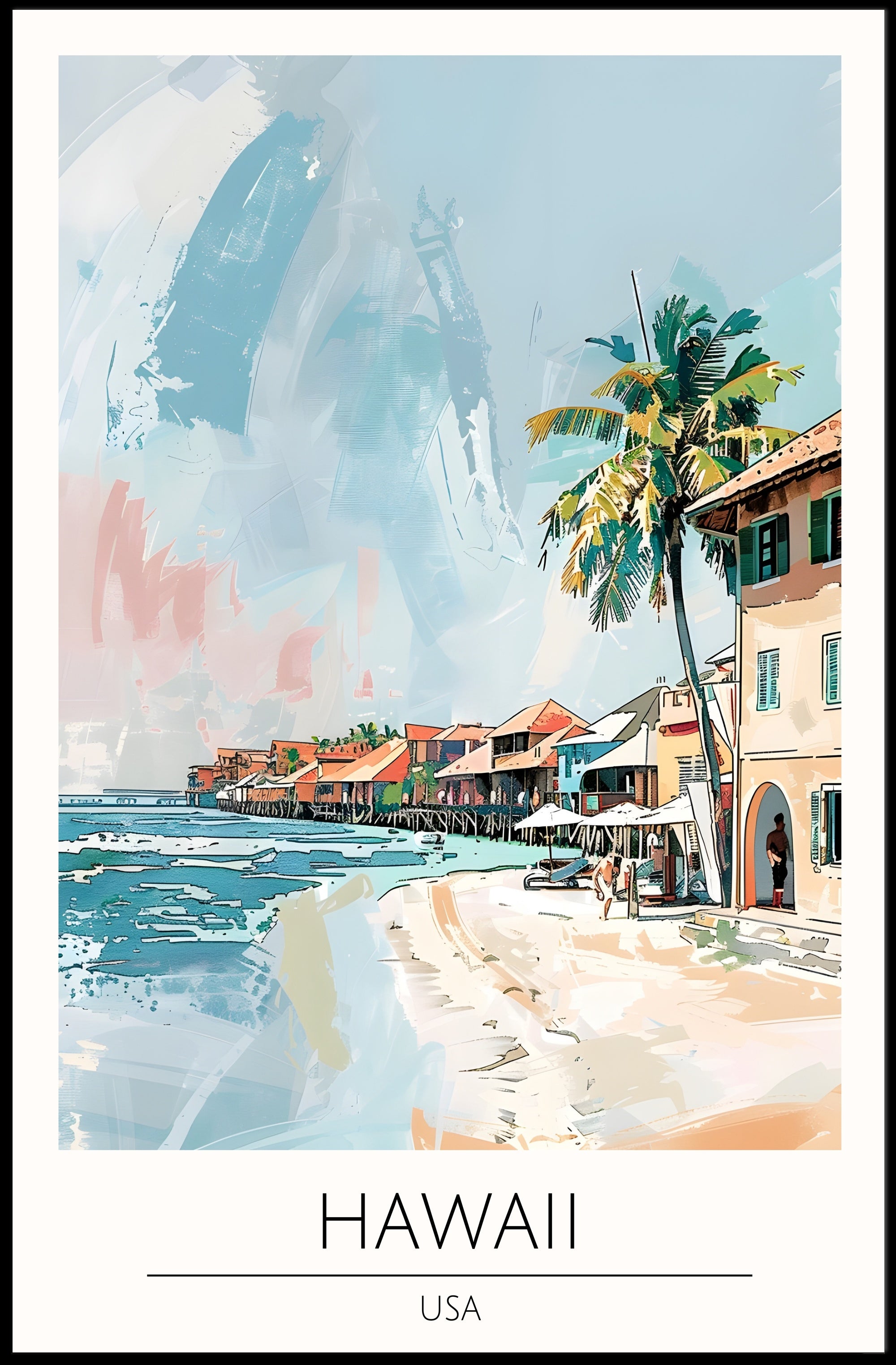 Tranquil Hawaiian Coastline Poster PosterGoat