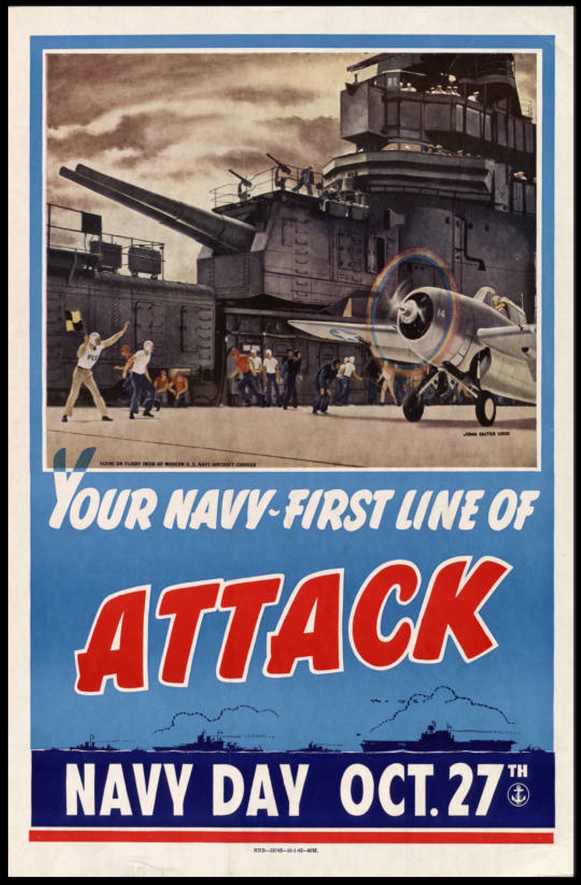 Navy Day Celebration Poster PosterGoat