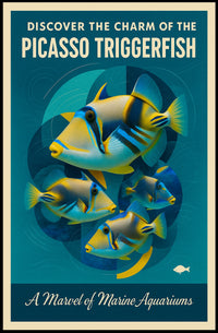 Discover the Charm of the Picasso Triggerfish Poster