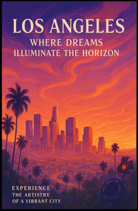 Dream-Inspired Los Angeles Cityscape Urban or Cityscape Poster