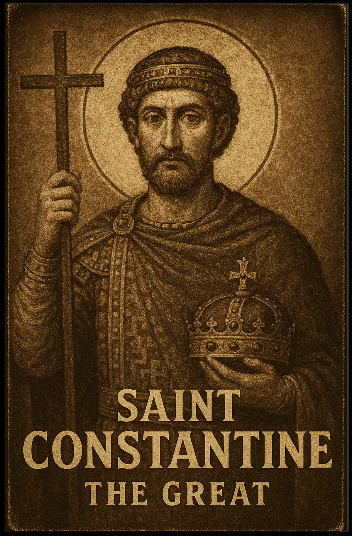 Saint Constantine The Great Poster