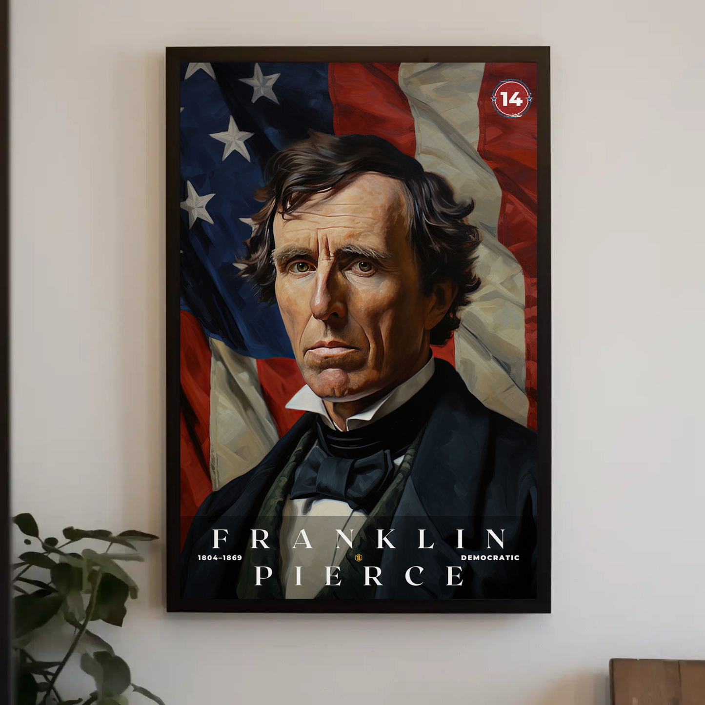 Franklin Pierce 14th President Of The United States Portrait