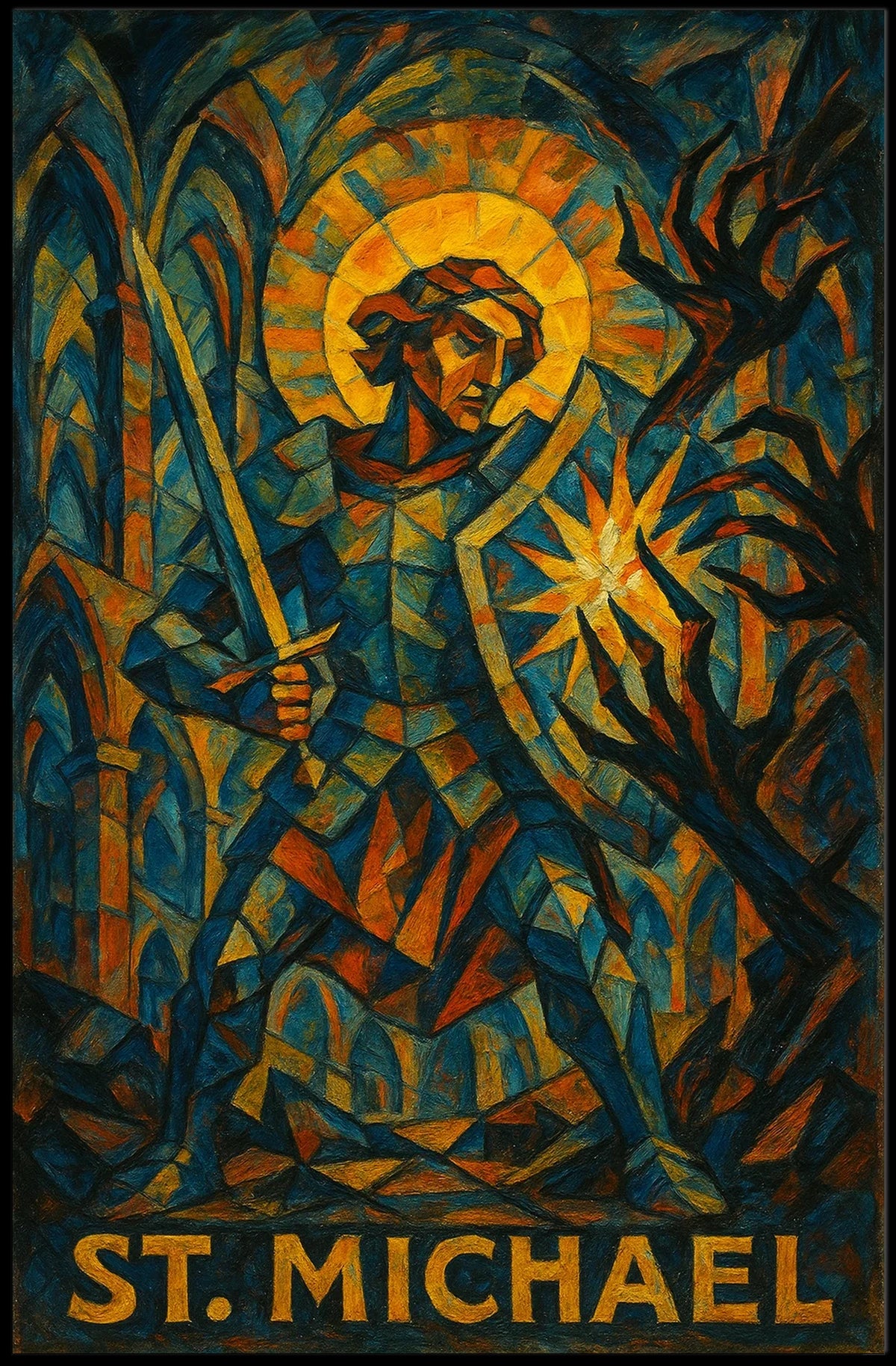 St. Michael Defender Of Light Poster