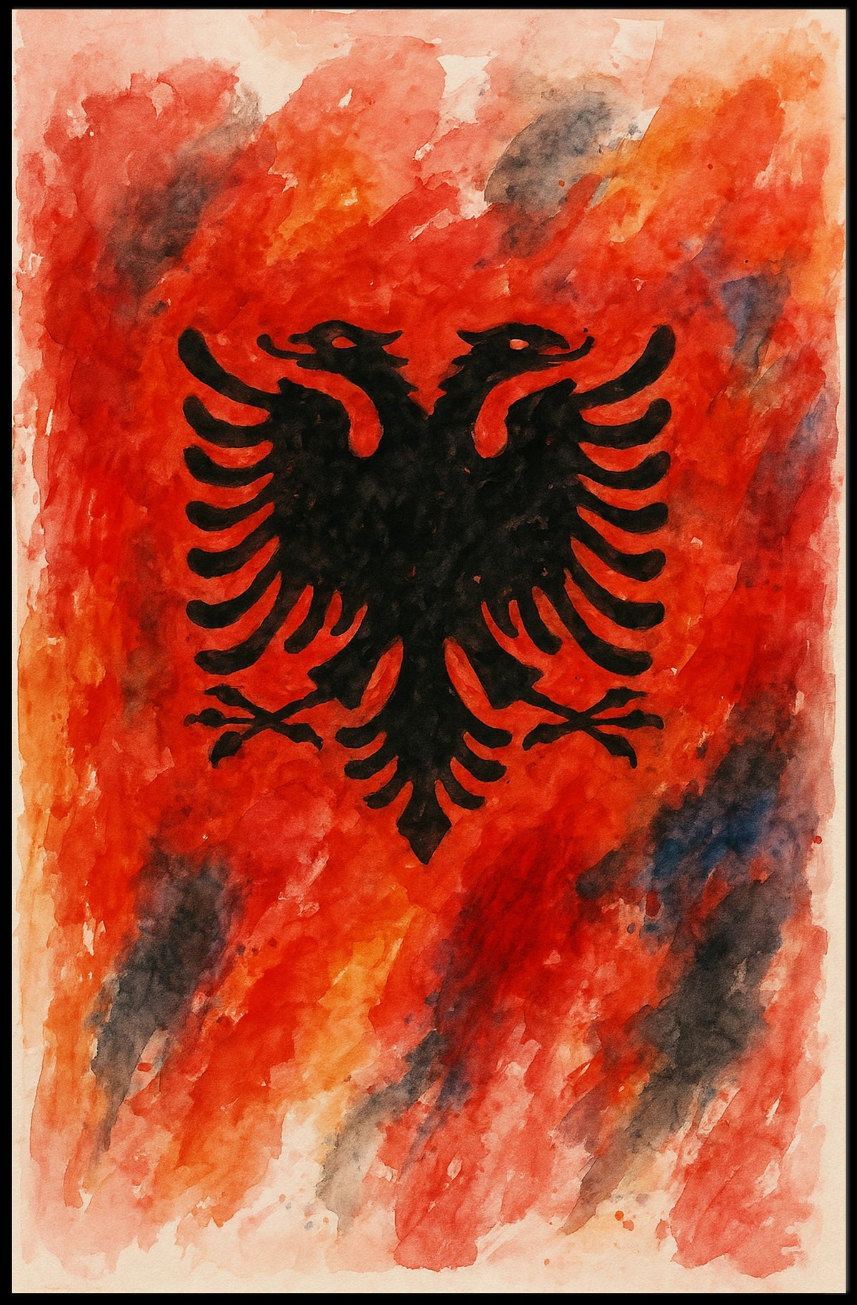 Symbolic Eagle Emblem Poster