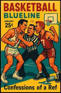 Basketball Blueline Poster