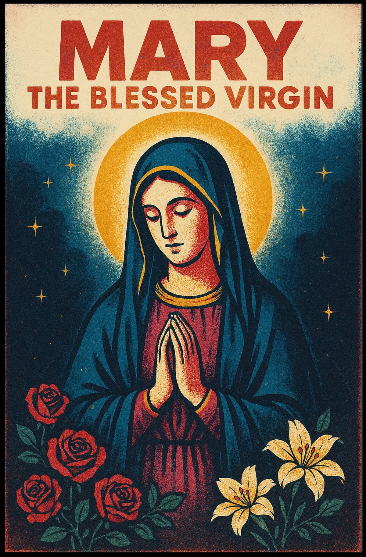 Mary The Blessed Virgin Poster