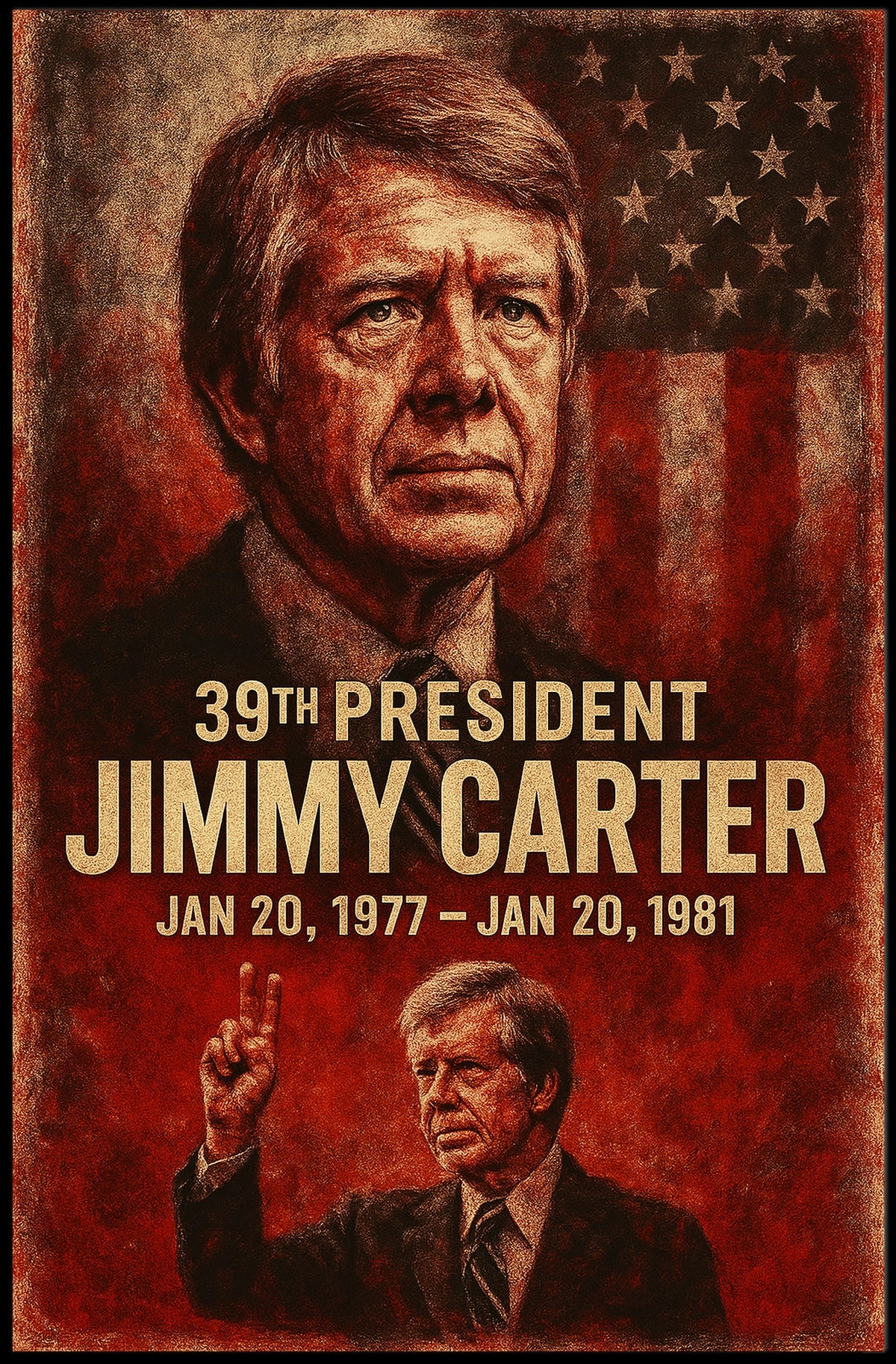 Jimmy Carter 39th President Poster