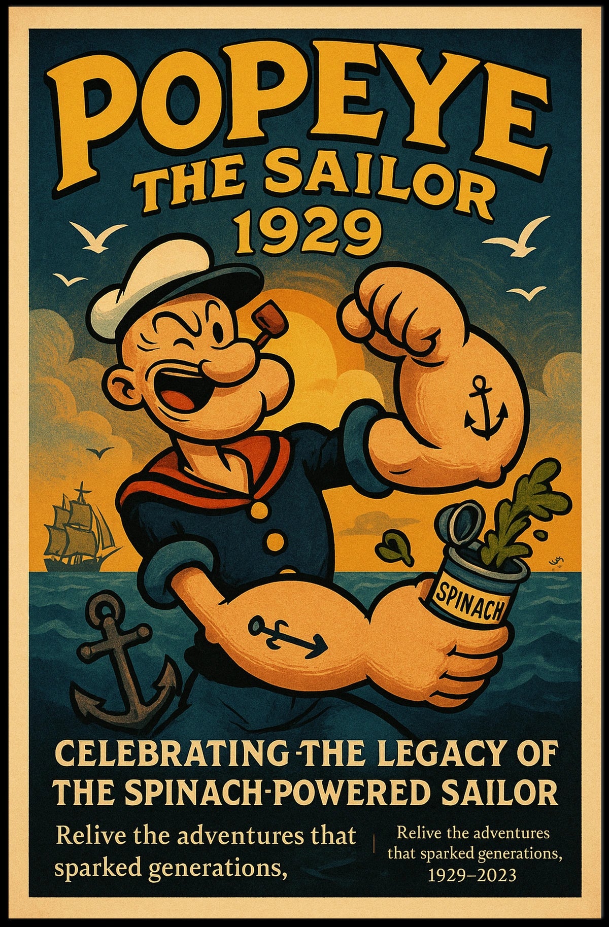 Popeye 1929 Art Poster POP-57