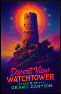 Desert View Watchtower Beacon of the Grand Canyon Poster