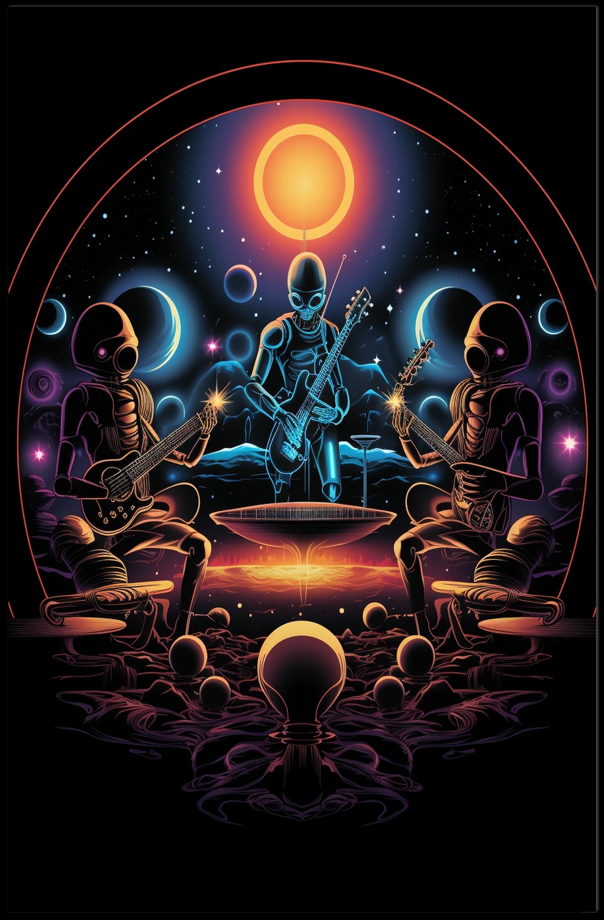 Cosmic Jam Session Poster