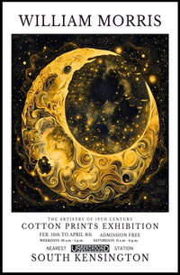 William Morris Cotton Prints Exhibition Poster