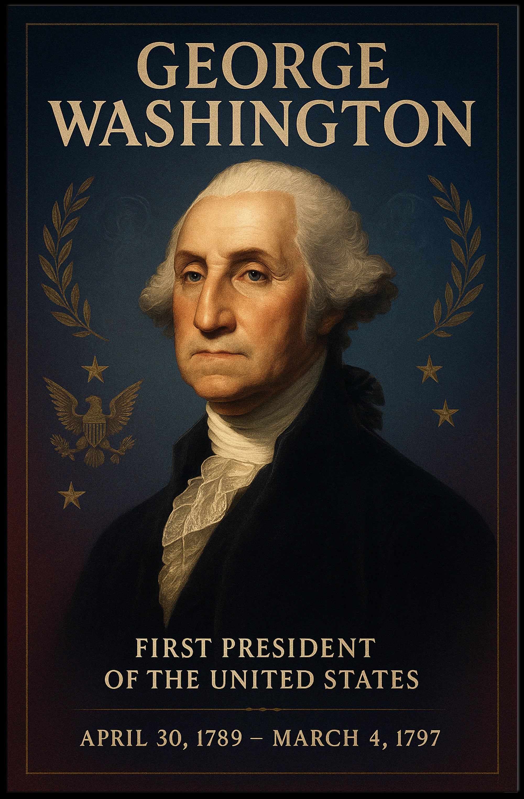 George Washington 1st President Poster PosterGoat