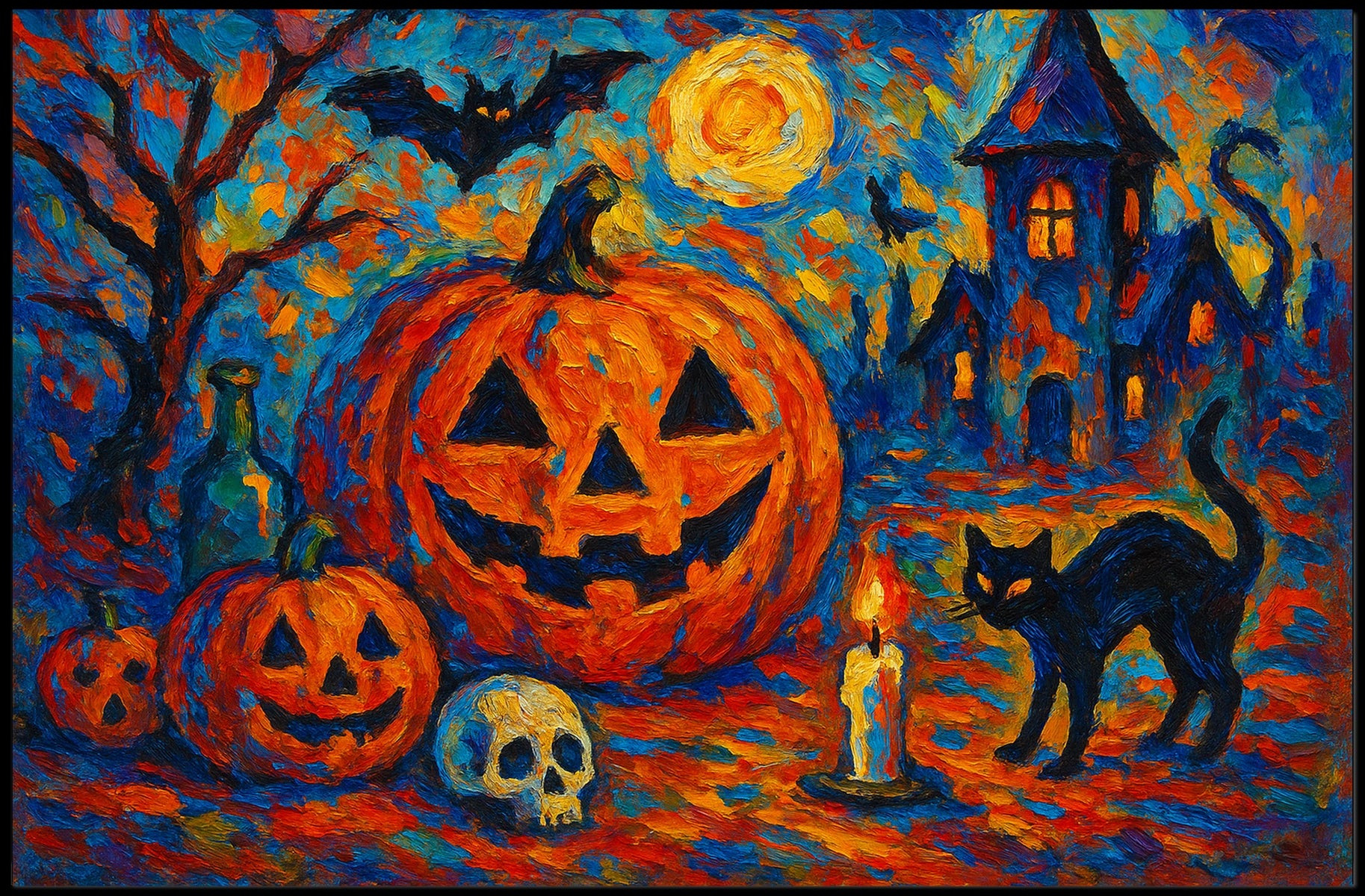 Halloween Night Fantasy Poster