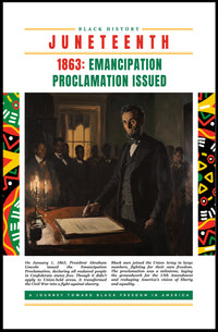 Emancipation Proclamation Commemorative Art: Historical or Presidential Poster