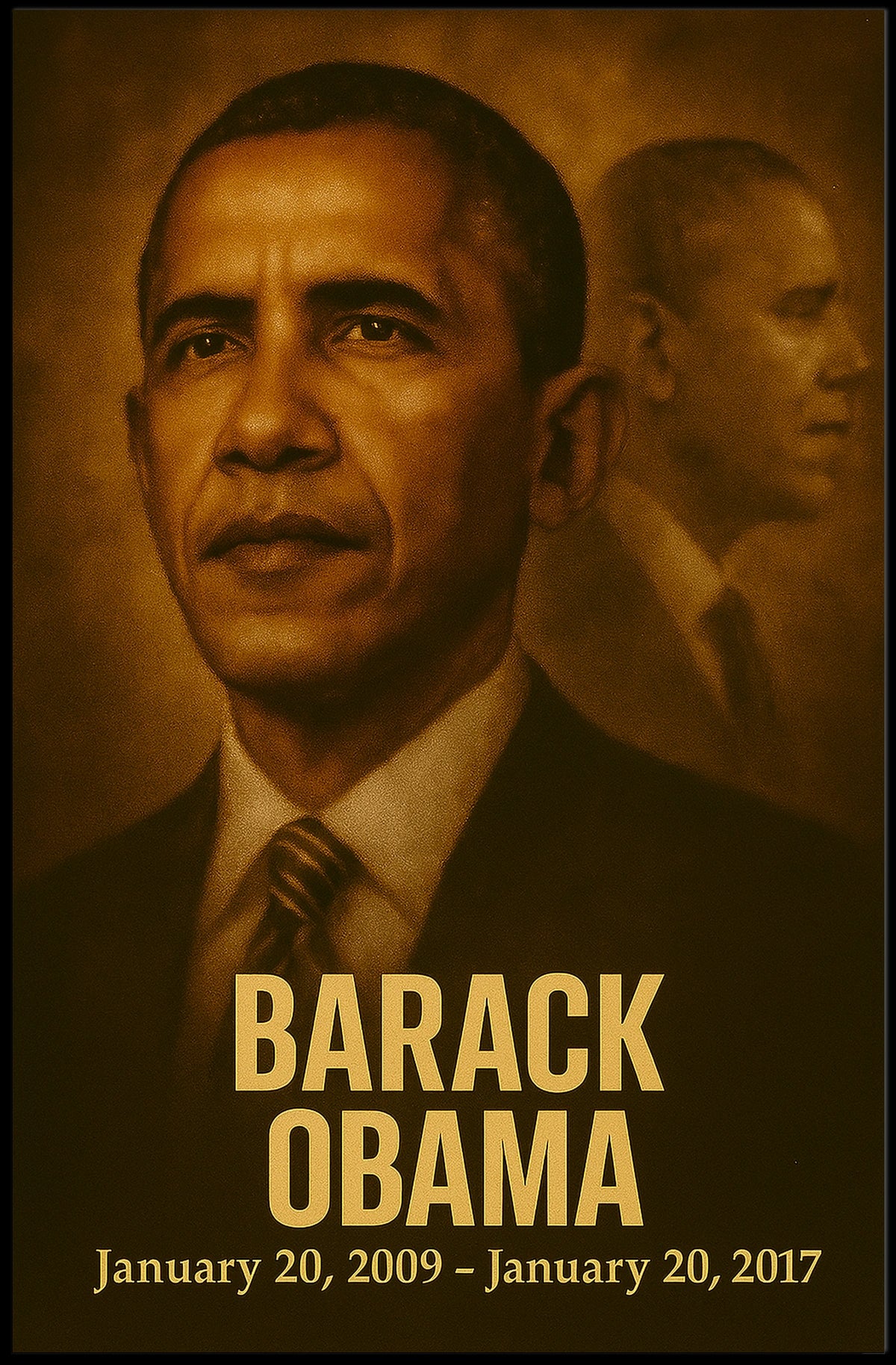 Barack Obama Presidential Tenure Poster