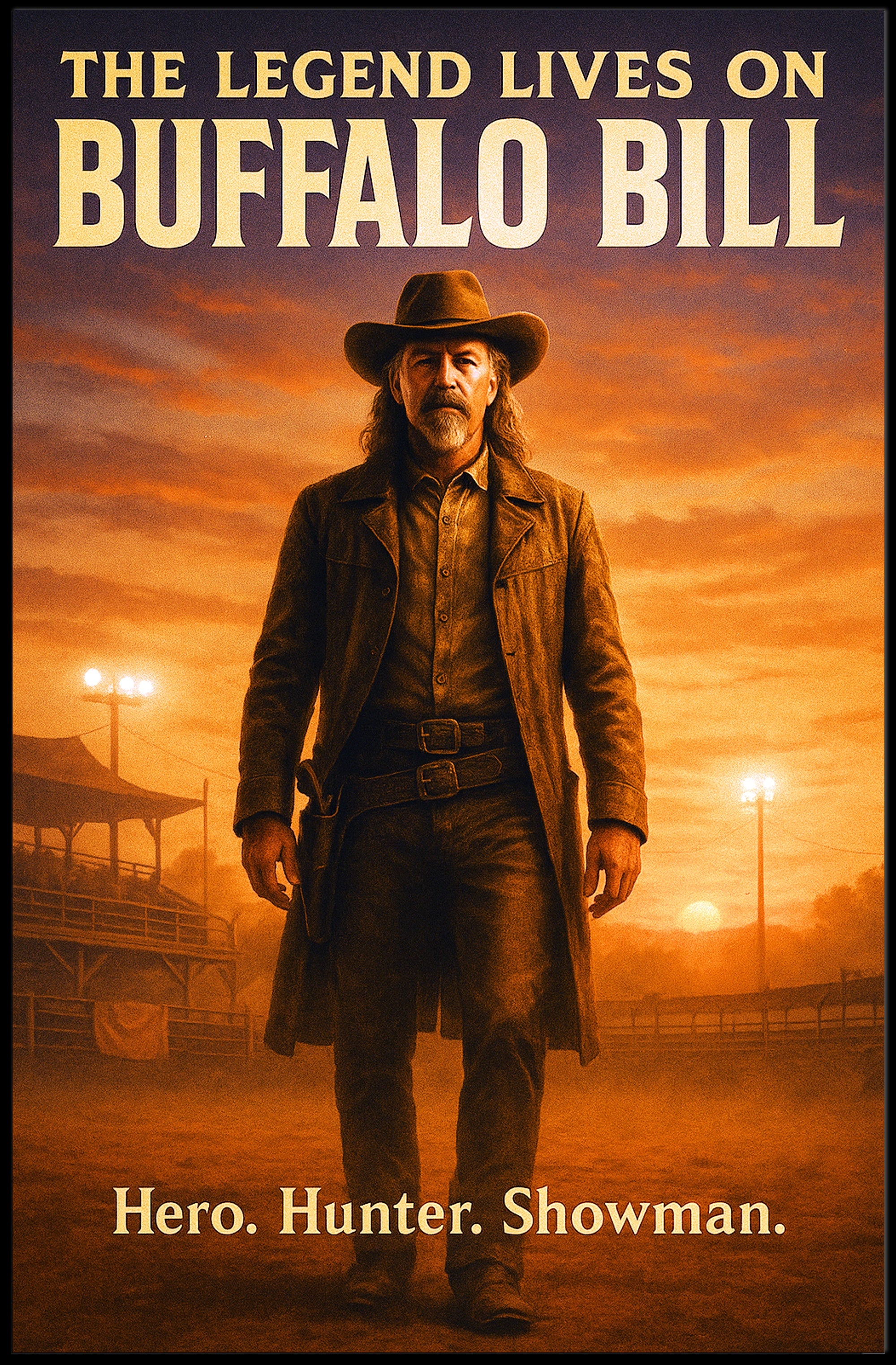 Buffalo Bill The Legend Lives On Poster PosterGoat
