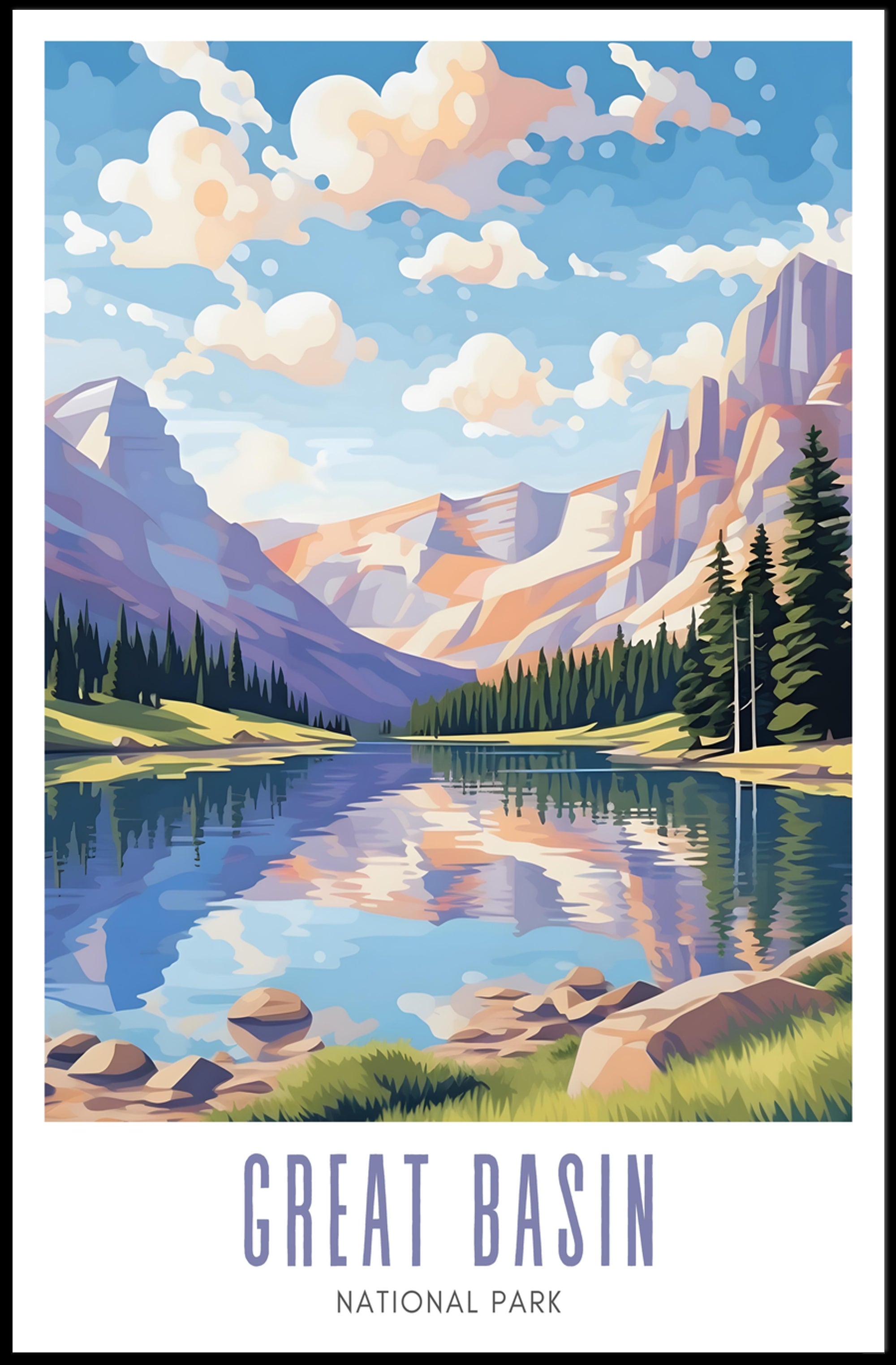 Great Basin National Park Scenic Poster Print